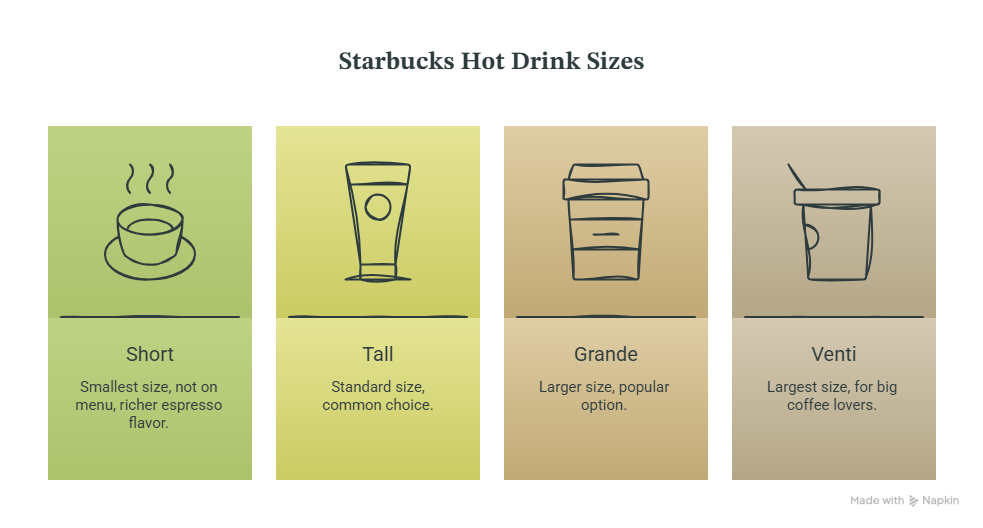 Starbucks Hot Drink Sizes