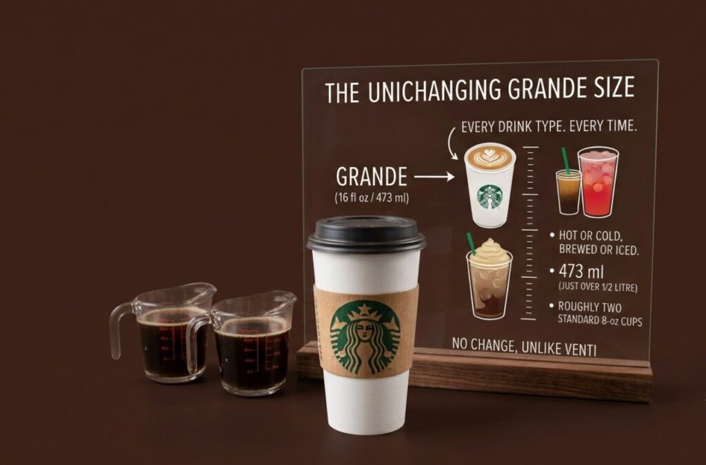 how many ounces is a grande at starbucks
